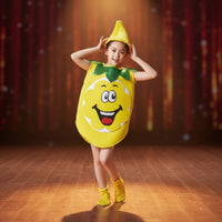 Lemon Costume with Hat Pullover Lemon Hat Cute Headwear for Toddlers