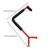 Red Frame Golf Swing Practice Aid Curved Golf Training Aid Lightweight