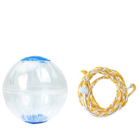 Large Transparent Hamster Ball for Syrian Hamsters and Gerbils, Well Ventilated Hamster Ball with Screw Closure, 15 cm Exercise Ball