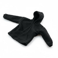 1:6 Scale Figure Hoodie Fleece-Like Pullover Hoodie Soft-Textured Surface Mini Sweatshirt Loose Fit