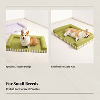 Dog Bed, Four Seasons Removable Sofa, Semi-Enclosed Pet Sleeping Mat for Large Dogs
