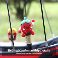 Cartoon Tire Valve Cap Waterproof Cartoon Valve Stem Cap Easy Installation for Cyclists, Gift Donors, Outdoor Biking, Motorcycles, Daily Driving