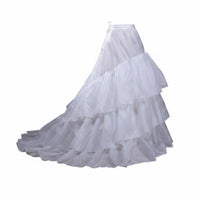 Wedding Dress Petticoat Flared Skirt Crinoline Underskirt Elastic Waistband