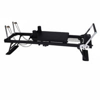 Multi-Functional Foldable Pilates Reformer Multifunctional Home Pilates Training Bed Space-Saving Core Exercise Reformer Machine Easy to Move for Gym