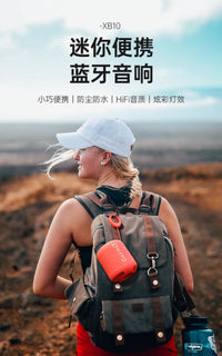 雷登XB10 蓝牙音箱无线迷你小型音响户外便携式超重低音炮高音质