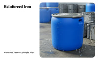 Wide Mouth Storage Barrel Large Capacity Exposed-Top Top Plastic Barrel Sturdy Duty Fermentation Crock Versatile for Farmers