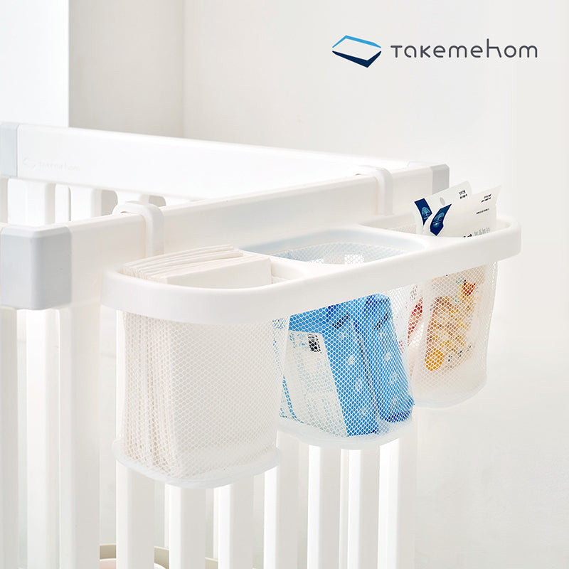 takemehom 韩国宠物围栏挂篮狗笼子储物置物架家用狗狗储物收纳蓝