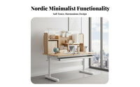 Adjustable Desk and Chair Set Tilting Desktop children's Furniture Ergonomic Design Built-in Storage for schoolwork, Playroom