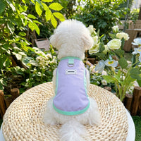 Summer Dog Clothes Cooling Dog Vest, Breathable Polyester Pet Summer Wear with D-loop, Pull-Over Casual Style for Small Dogs and Puppy Clothes