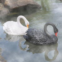Floating Simulated Swan Resin Ornament for Garden Fountain Pond Landscape Decoration Couple Love Symbol