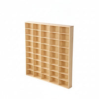 Toy Car Display Shelf Open-Face Toy Car Display Case Space-Saving Compartment Shelf for Hobby Room, Playroom, Bedroom