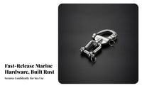 Marine-Grade Rotating Shackle