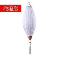中秋国庆商场大型布景白色挂灯节日婚礼装饰户外防水灯越南灯笼