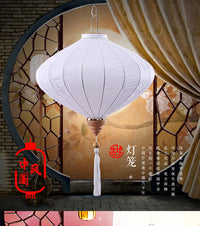 中秋国庆商场大型布景白色挂灯节日婚礼装饰户外防水灯越南灯笼