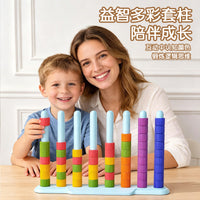 Color Matching Stacking Game Educational Challenge Party Game Children's Interactive Toy