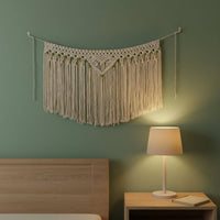 Tassel Wall Hanging Decorative Fringe Boho Tapestry Bohemian Design