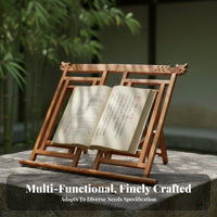 Foldable Scripture Rack Traditional & design Adjustable literature Rest for Home, Desk