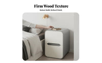 Narrow 2-Drawer End Table Space-Saving Design Narrow Storage Cabinet for Hallway