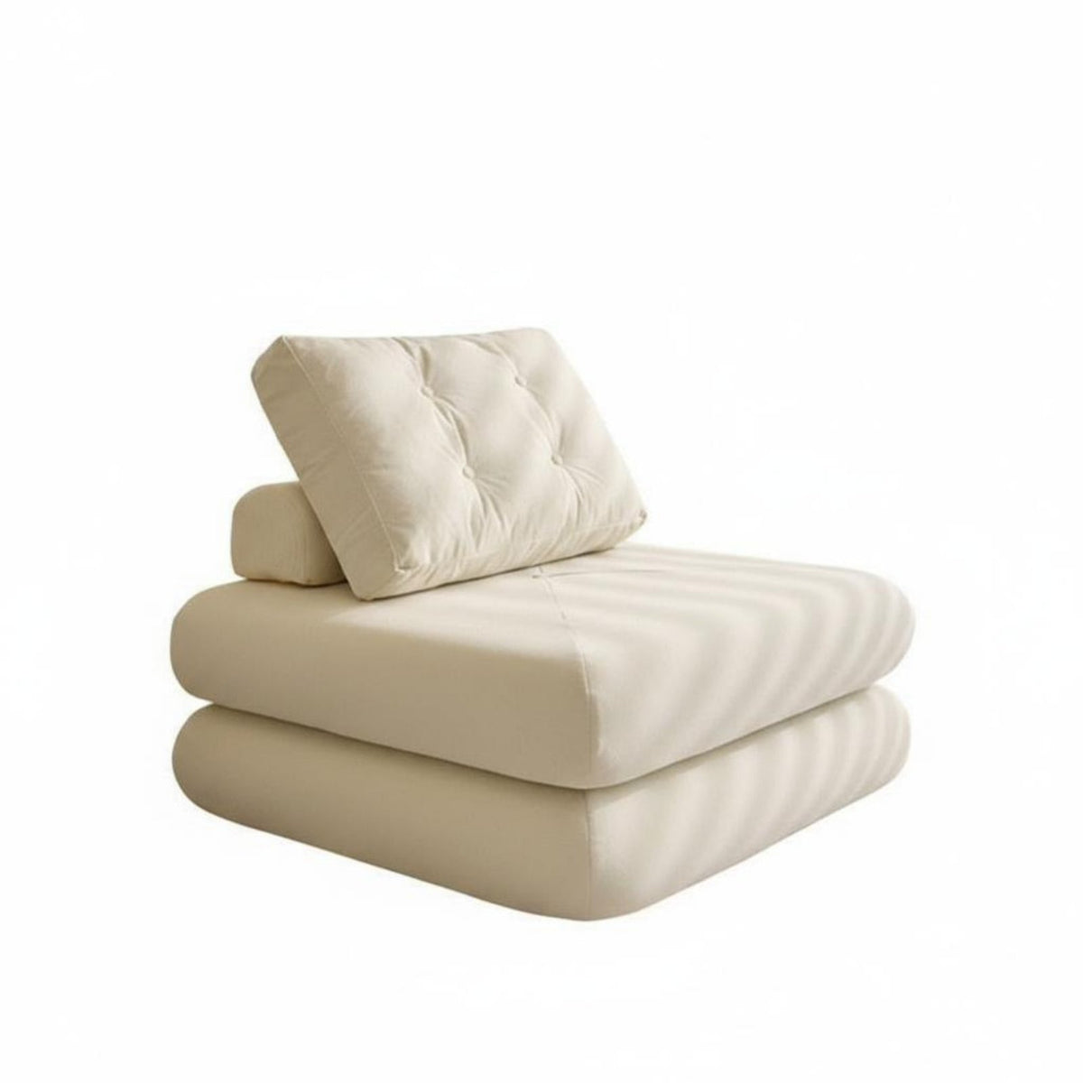 Tofu Block Sofa Removable and Cleanable Cover Tofu Block Sectional Nordic Design Easy Assembly for Young Adults, Students