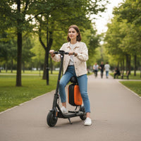 Scooter Seat with Bag Ergonomic Design Mobility Accessory Aluminum Alloy Frame