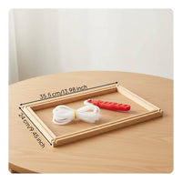 Beech Wood Embroidery Hoop Stand Desktop Beech Embroidery Stand Grooved for Home