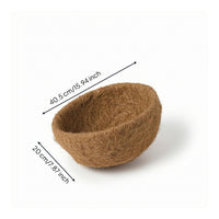 Coconut Coir Liner Natural Coconut Husk Liner Well-Draining for Home Gardeners