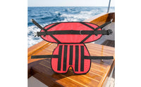 Fishing Waist Belt with Seat Cushion Adjustable Fishing Fight Belt with Rod Holder Heavy-Duty Waist Rod Support Holder for Fishermen