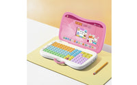 Educational Childrens Laptop with Keyboard Foldable Kids Learning Laptop Colorful Toy Computer with Screen Compact for Preschoolers, Toddlers, Preschool, Travel