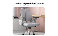 Adjustable Support High-Back Ergonomic Chair Padded Seat Split-Back Ergonomic Chair Reclining Function Office Furniture 135-Degree Recline for Telecommuting Workers, Students, Gamers, Study Room, Gaming Setup