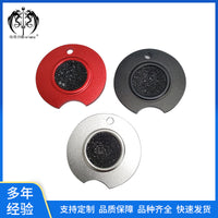 现货台球配件台球杆皮头台球用品铝质蘑菇头磨砂器