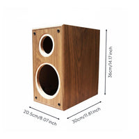 Bass Vented Speaker Cabinet Build Wooden Speaker Enclosure Cutout Audio Gear
