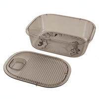 2 Pieces Laundry Basin with Washboard Two-Piece Washboard Set Removable