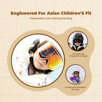 Kids Ski Goggles, OTG, Photochromic, Anti-Fog, UV