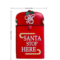 Christmas Mailbox Wall Hanging Decoration