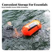 Swimming Dry Bag Buoy Lightweight Double Tow Buoy Outdoor Water Aquatic Buoy Sturdy Construction Buoy Phone Pouch for Rafting