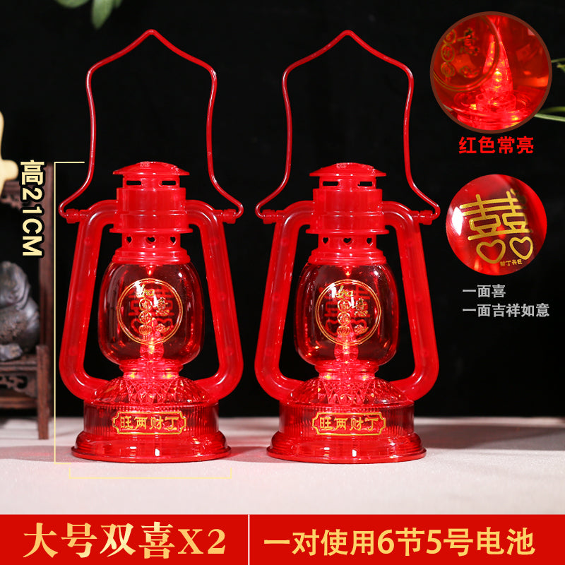 LED仿真电子蜡烛油灯子孙灯新房新居进宅灯马灯乔迁入伙灯长明灯