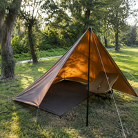 Camping Tarp Waterproof Rectangular Tarp 210cm×140cm With Storage Bag Outdoor Sun Shade