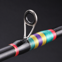 Carbon Fiber Telescopic Fishing Rod, 1.65m Lure Rod Fast Low Power for Saltwater Fishing, Matte Black Cork Silver Travel