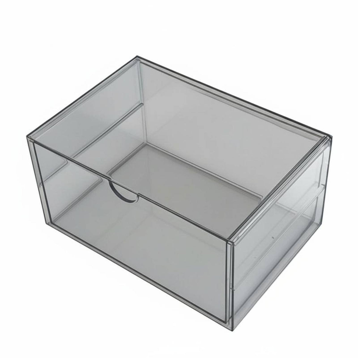 Clear Multi-Drawer Unit Space-Saving Makeup Container Dustproof for Desk, Women