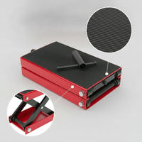 Motorcycle Lift Table Manual Motorcycle Lift with Hand Crank Sturdy Hoist Stand for Workshop