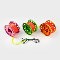 Diving SMB Surface Marker Buoy Aluminum Line Reel with 30M Line