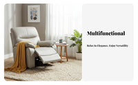 Upholstered Recliner Padded Cushioning Pushrear Recliner Modern Design Easy Assembly for Adults, Bedroom, study corner, Office