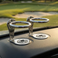 Stainless Steel Cup Holder Polished Mountable Cup Holder Curved Support