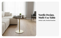 Ribbon Base Side Table Nordic design Indoor Furniture Movable for Reception Area