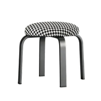 Light Luxury Design Stackable Padded Stool Space-Saving Footstool Multifunction Household Furniture Sturdy for Families, Homeowners, Students, Living Room, Entryway, Small Apartment, Bedroom