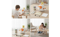 Educational Drawing Toy with Cards Interactive Drawing Robot Creative Learning Robot Child-Friendly for Children, Toddlers, Home