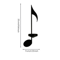 Musical Note Wall Sconce Romantic Ambiance Music Symbol Wall Art Nordic Style House Decoration for Music Lovers, Anniversary