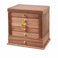 Makeup Organizer with Drawers Rectangular Makeup Organizer with Drawer Practical Cosmetics Storage Box for Dresser