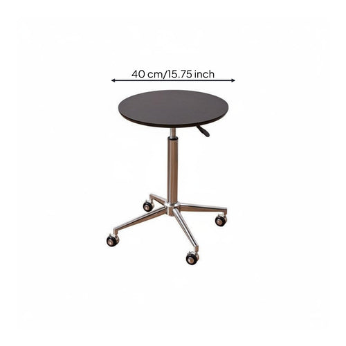 Adjustable Height Rolling Table with Wheels Rolling Laptop Stand