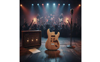 Solid Wood S and T Guitar Body Pre-Routed Strat Design Guitar Body Handmade Music Gear for Workshop